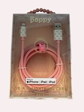 XO Poppy USB-A to Lightning Cable for iPhone iPad iPod